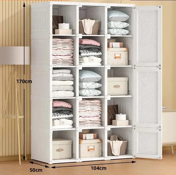 ⚡Clearance Sale ❤Multifunctional Foldable Modern Wardrobe Cabinets (🔥Buy two for free shipping)